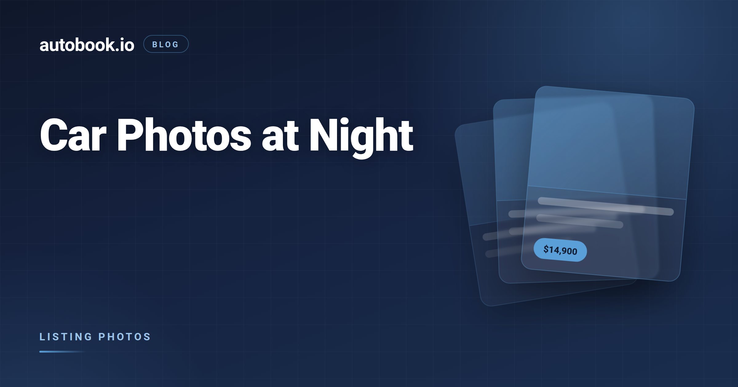 How to Take Car Photos at Night (and When Not To)