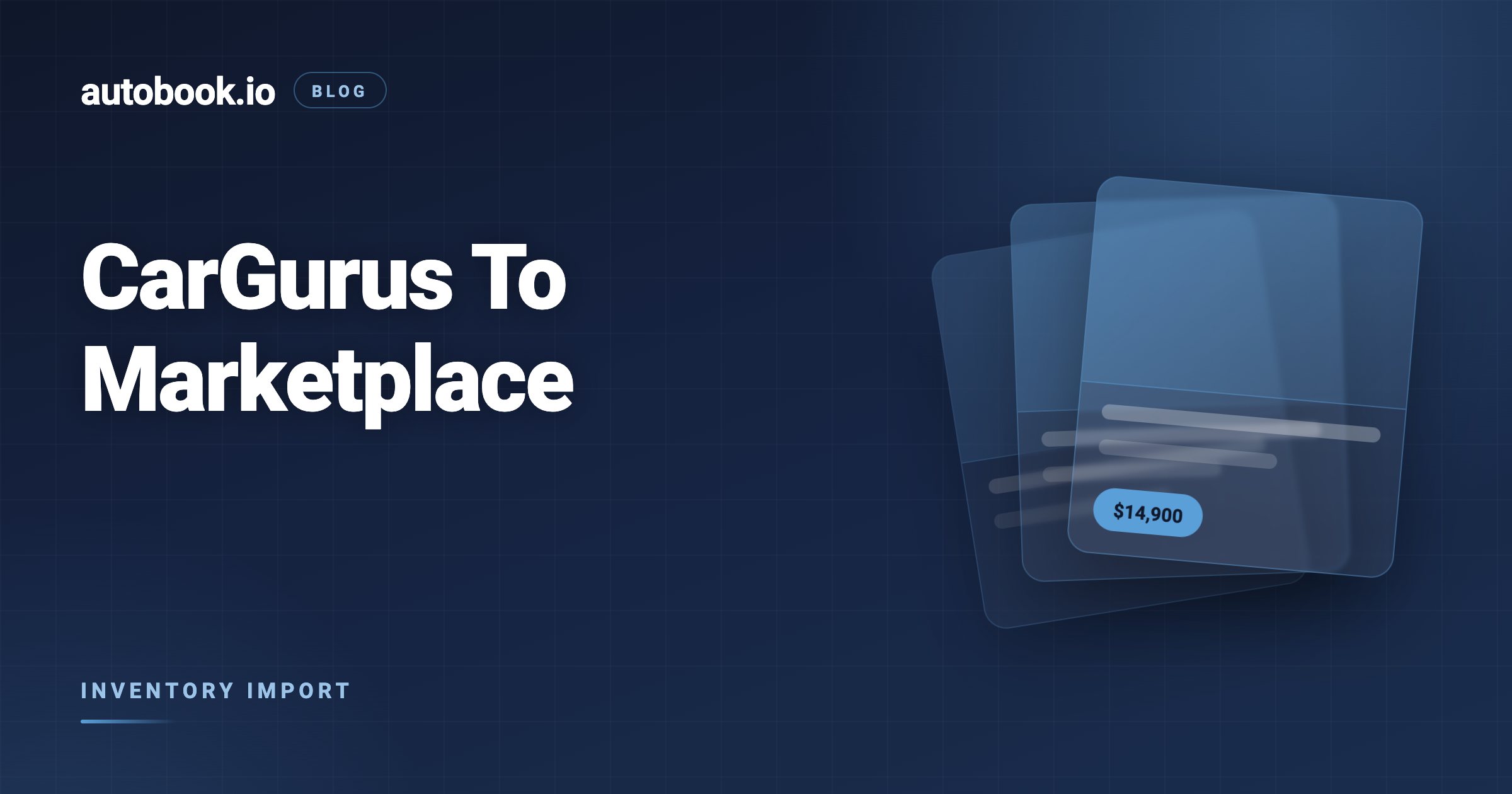 Move CarGurus Listings to Facebook Marketplace
