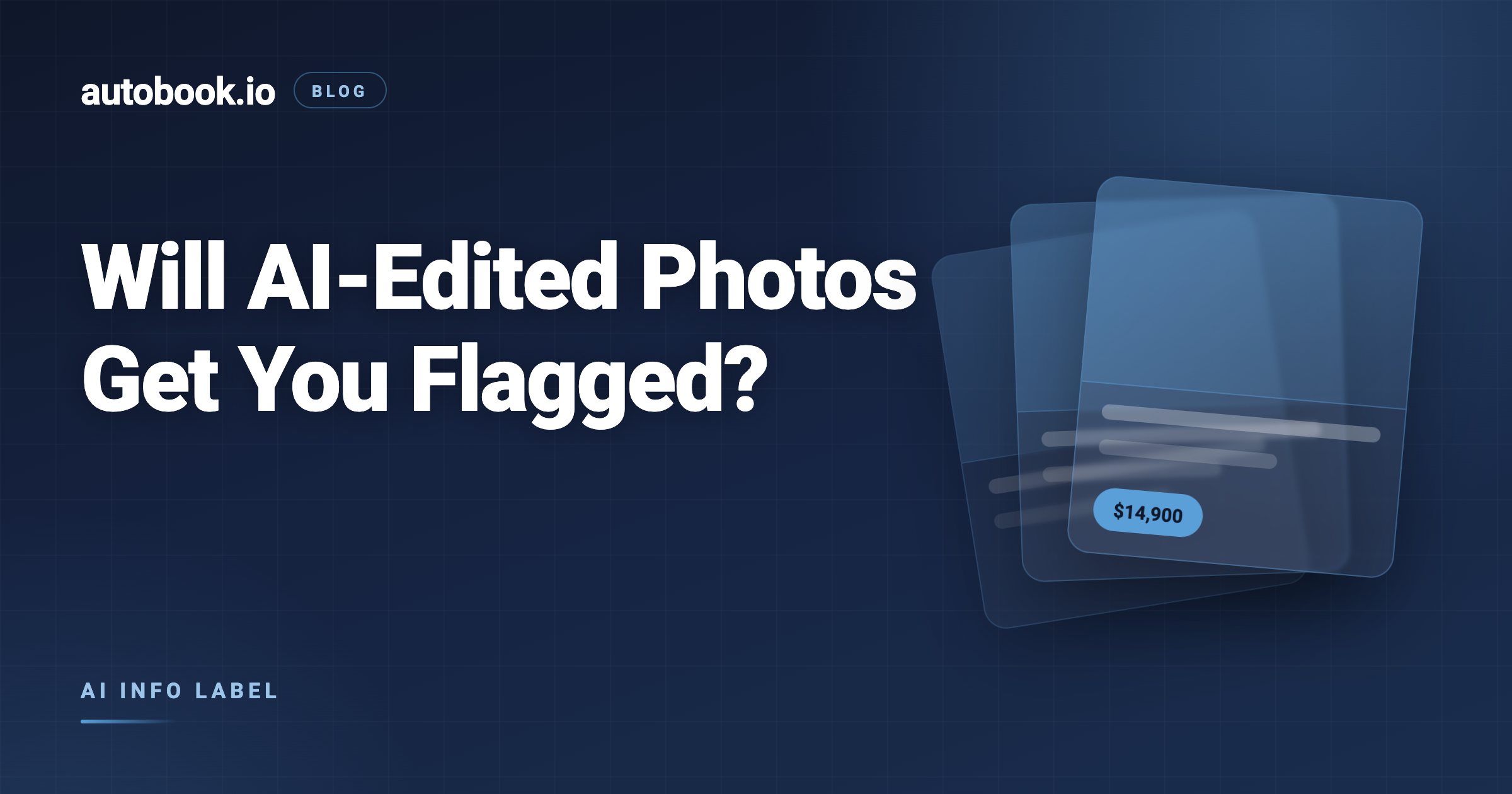 Will AI-Edited Car Photos Get Your Listing Flagged? Facebook's "AI Info" Label, Explained