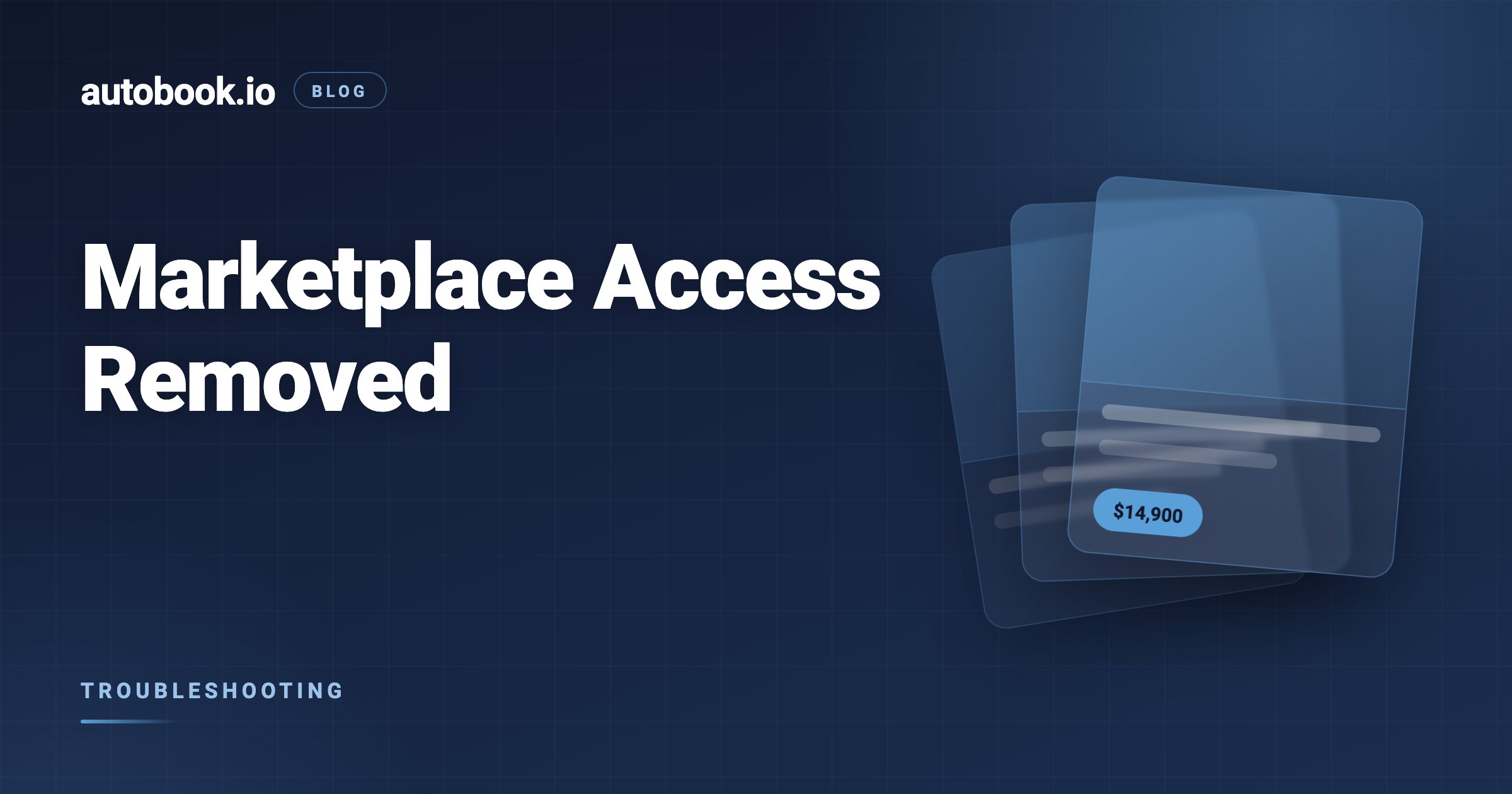 Why Facebook Took Away Your Marketplace Access