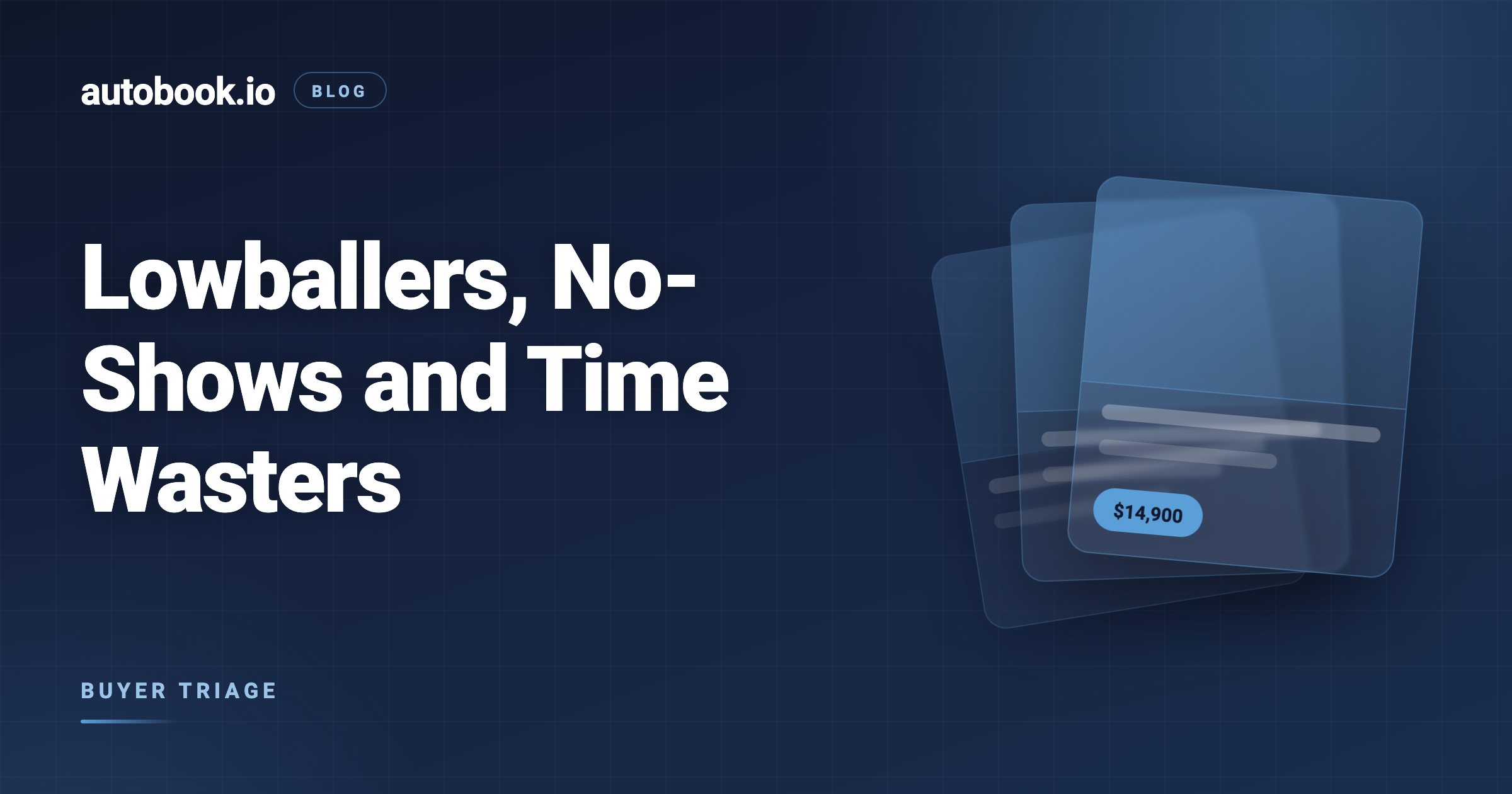 Lowballers, No-Shows and Time Wasters on Marketplace