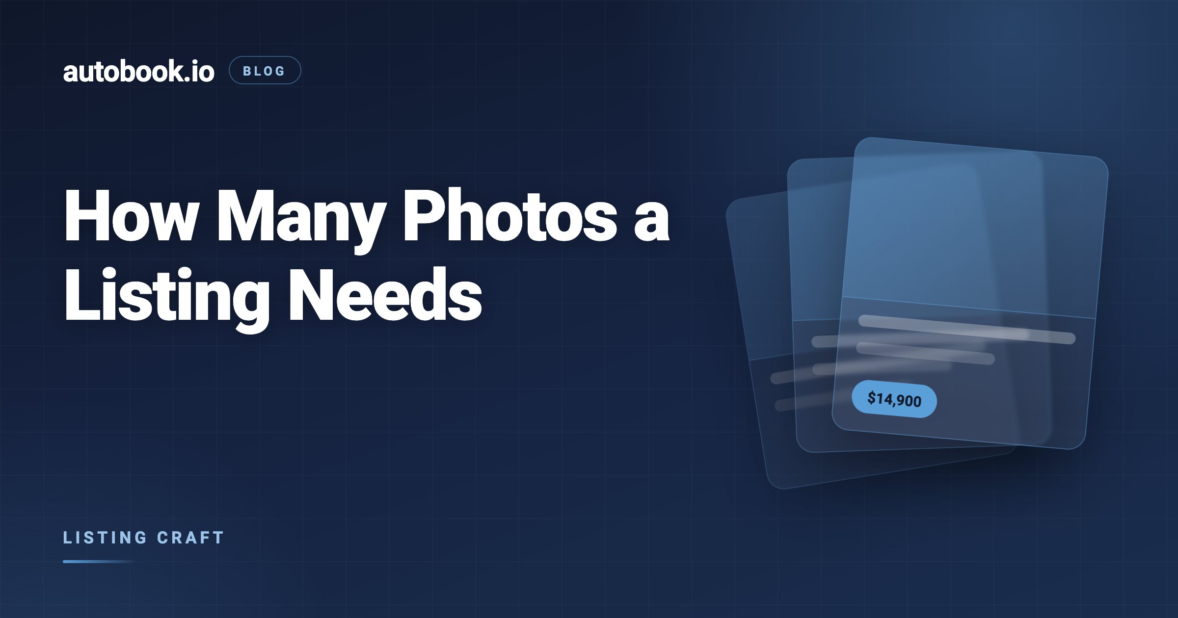 How Many Photos Does a Marketplace Car Listing Need?