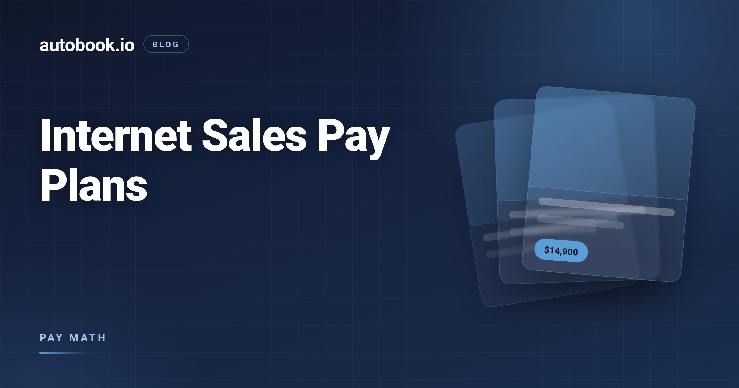 Internet Sales Consultant Pay Plan: 4 Shapes, Worked