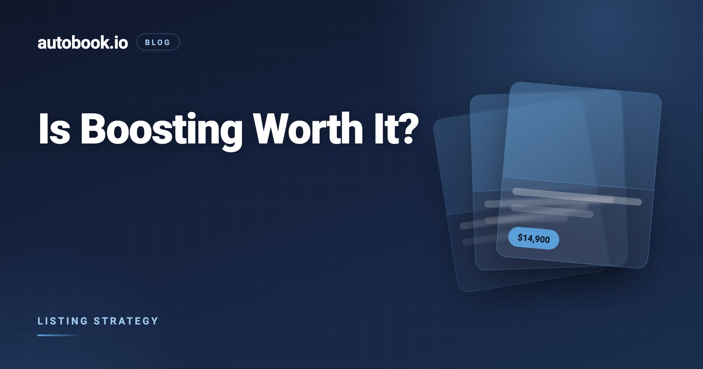Is Boosting a Marketplace Car Listing Worth It?