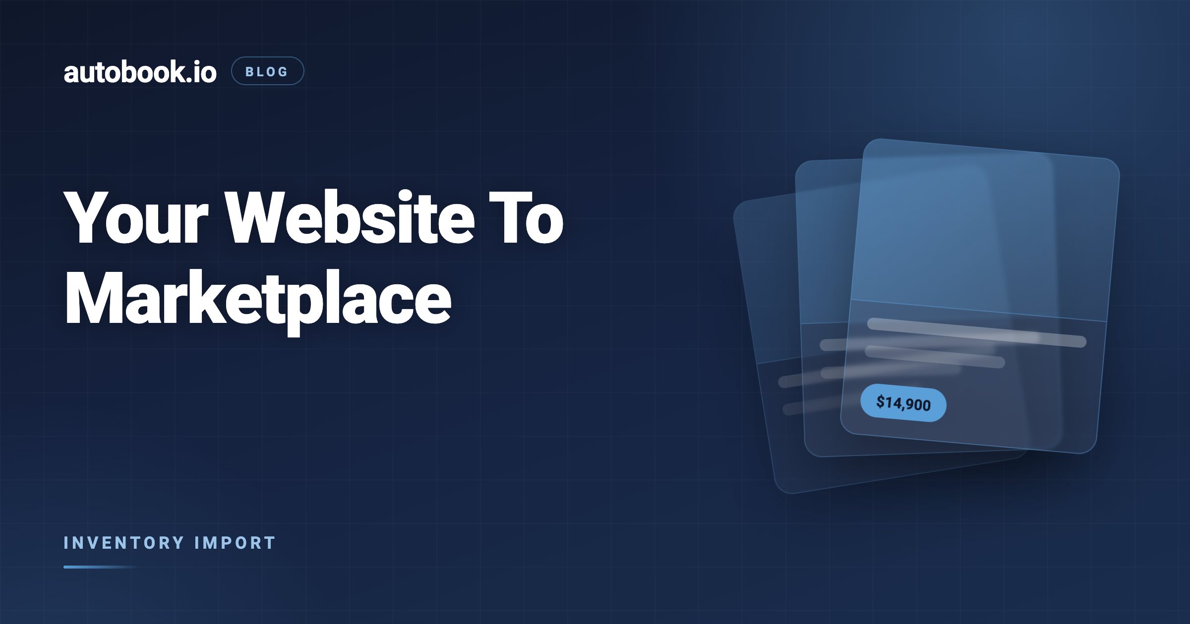 Post Dealer Website Inventory to Facebook Marketplace